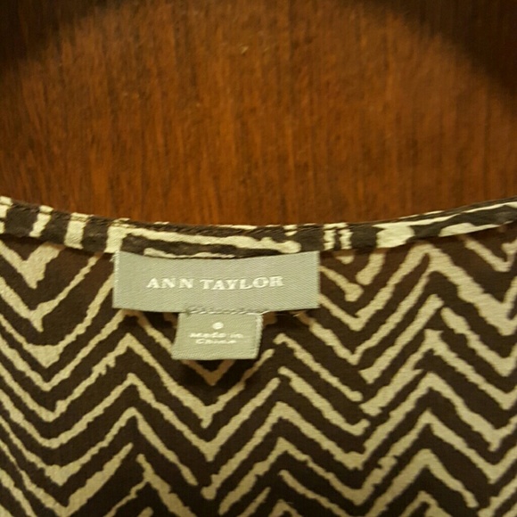 Ann Taylor sheerish top with built in tank - Picture 3 of 3